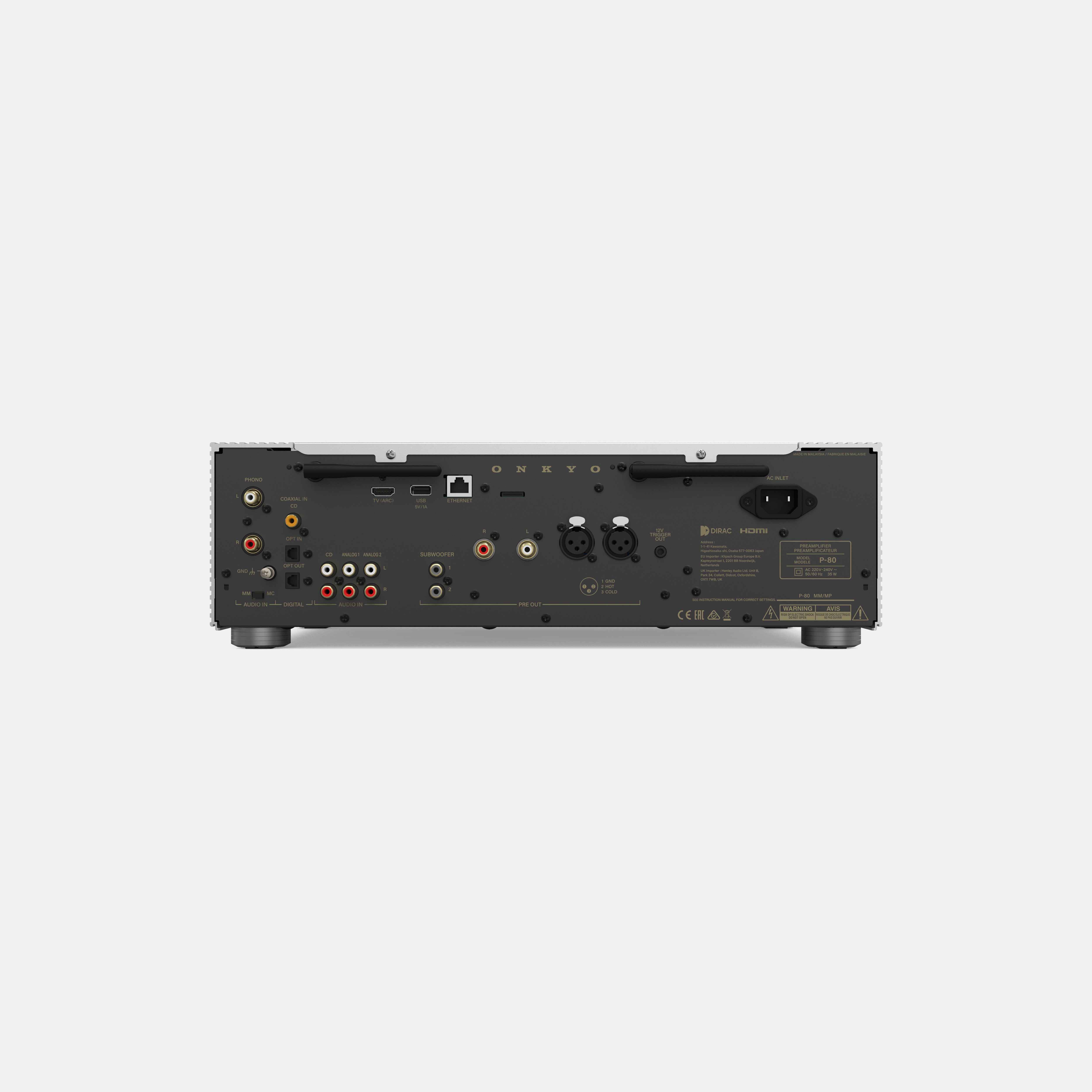 Onkyo Icon Series P-80 Silver